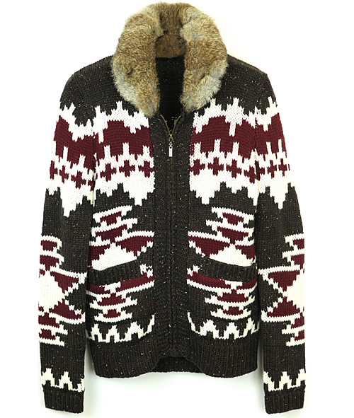 男式針織開(kāi)襟衫